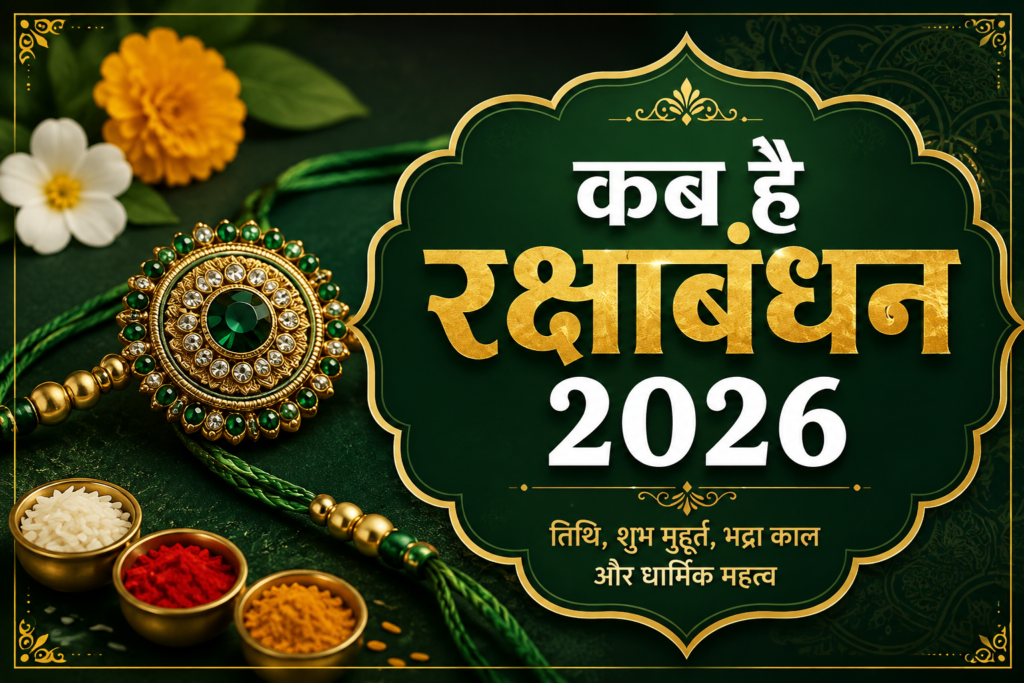रक्षाबंधन 2026: 27 या 28 अगस्त कब है राखी? जानिए तिथि, शुभ मुहूर्त और भद्रा काल